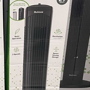 Holmes Black Tower Fan